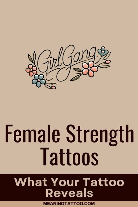 Wondering how to choose a strength tattoo? Learn about symbols that represent resilience. Click to see all 101 inspiring tattoo designs! Tiny Strength Tattoos For Women, Tattoo Meaning Resilience, Graceful Tattoos For Women, Cool Saying Tattoos, Health And Wellness Tattoo, Grooming Survivor Tattoo, Authentic Self Tattoo, Women Empowerment Symbols, Flowers Of Strength