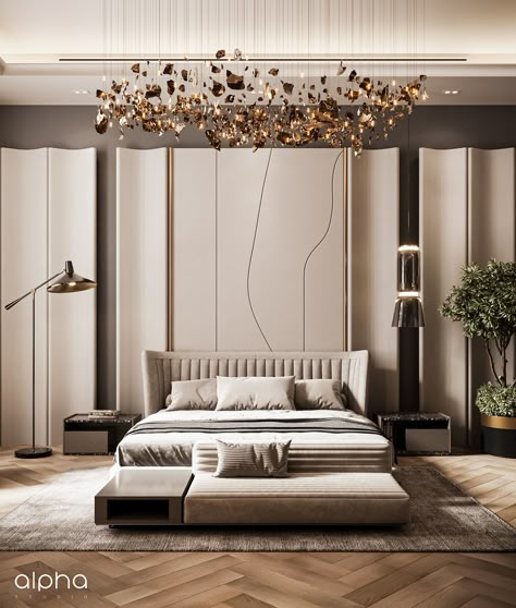 Bedroom Design. Neoclassical Bedroom, Bedroom Lighting Design, Luxury Sideboard, Neoclassical Interior, Bedroom Light, Classic Bedroom, Luxury Rooms, Neoclassical, Bedroom Lighting