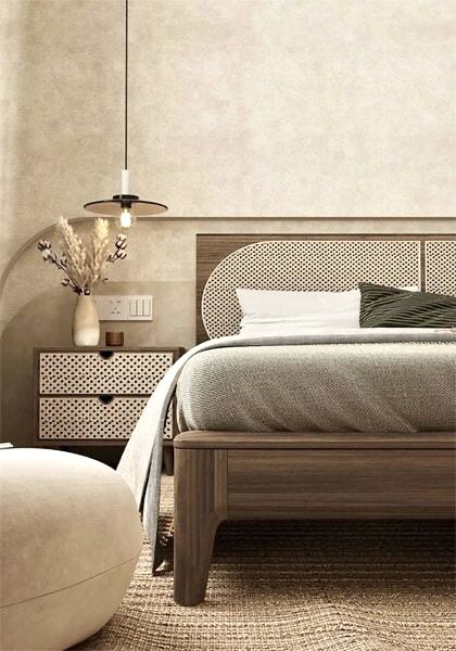 Modern Mediterranean Bedroom, Organic Interior Design, Modern Interior Design Living Room, Mediterranean Bedroom, Small Room Bedroom, Aesthetic Bedroom, Interior Design Trends, Modern Interior Design, Wall Decor Bedroom