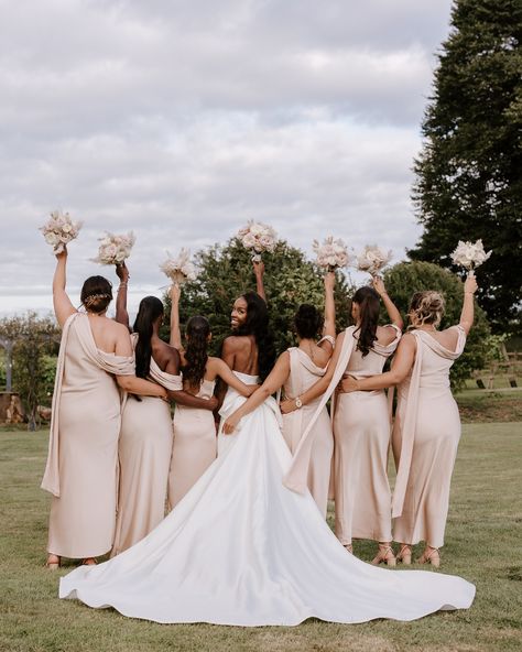 Tag your wedding party if this is your vibe 🎉🪩 #weddingparty #bridesmaid #weddingday2025 #bridetobe2025 #bridetobe2026 #weddingvibe #bethanysmithphotography #suffolkwedding Odd Number Bridal Party, Wedding Photography With Bridal Party, Wedding Poses For Bridesmaids, Bridesmaid Photoshoot Ideas Group Shots, Fun Bridesmaid Photos, Wedding Picture Poses With Bridal Party, Funny Bridesmaid Photos, Bridesmaid Poses With Bride, Fun Bridesmaid Pictures