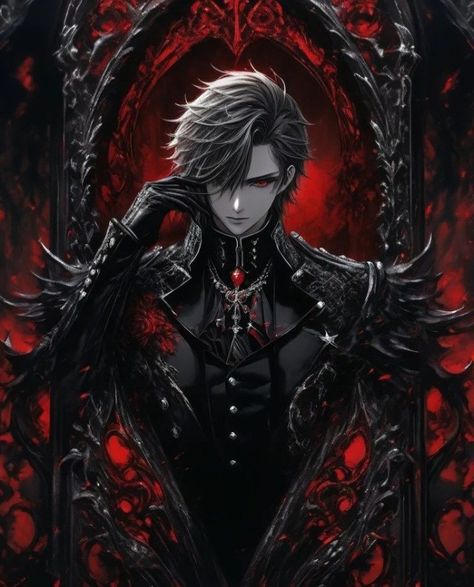 Dnd Vampire Art, Cold Pfp, Vampire Male, Vampire Photo, Dante Devil May Cry, Anime Vs Cartoon, Anime Demon Boy, Vampire Boy, Vampire Art