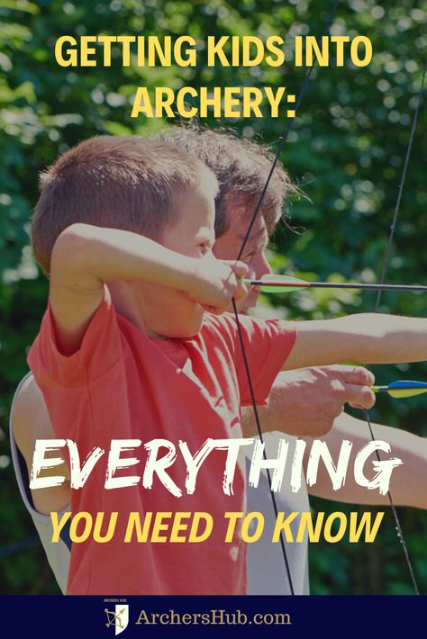 Kids LOVE Archery. Here's everything you need to know to about kids archery and getting them started in it. // kids archery // archery for beginners // archery gear // archery tips // kids archery equipment // #archery #kidsarchery #archerytips #archeryforbeginners #archerygear Archery For Kids, Archery Photography, Kids Archery, Archery For Beginners, Archery Poses, Archery Lessons, Archery Training, Archery Sport, Archery Tips