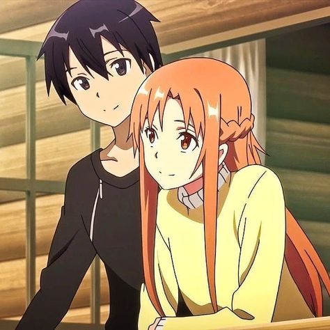 𝒜𝓃𝒾𝓂ℯ：𝐒𝐰𝐨𝐫𝐝 𝐀𝐫𝐭 𝐎𝐧𝐥𝐢𝐧𝐞 Anime Is Life, Bleach Amv, Sao Kirito And Asuna, Sao Kirito, Sao Anime, Naruto Fanart, Asuna Yuuki, Kirito Asuna, Manga Naruto