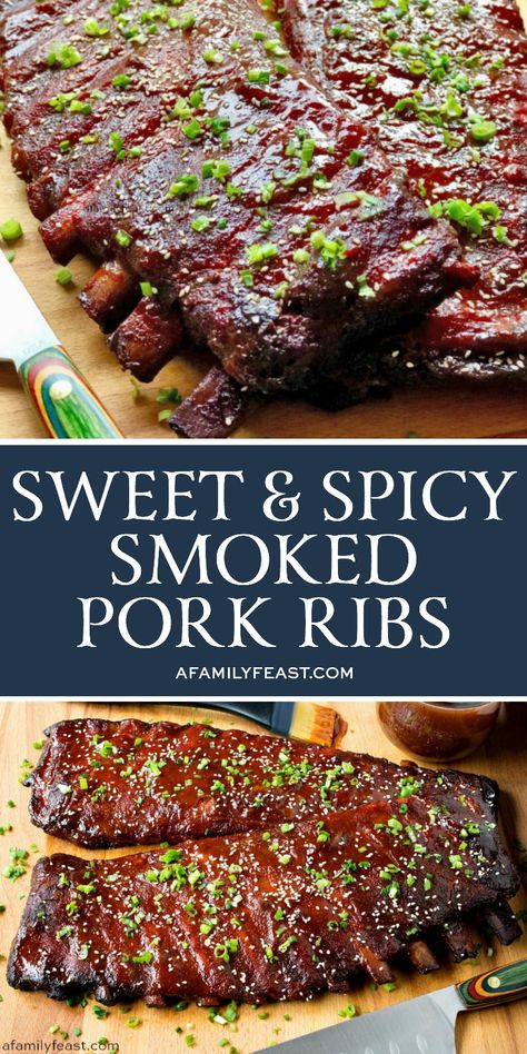 Asian Smoked Ribs, Smoked Asian Style Sticky Ribs, Asian Sticky Ribs, Asian Pork Ribs, Asian Ribs Recipe, Grilled Protein, Asian Ribs, Asian Marinade, Smoked Recipes