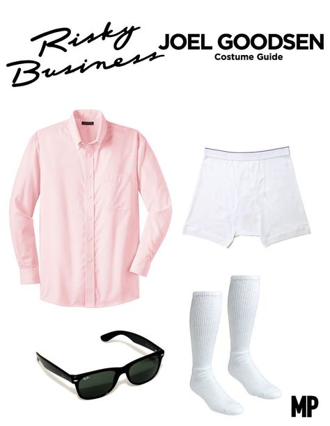 Risky Business Party, Business Party Outfit, Risky Business Costume, Best Costumes, Halloween Costumes 2016, Frat Parties, Movie Guide, Risky Business, Black Halloween Dress