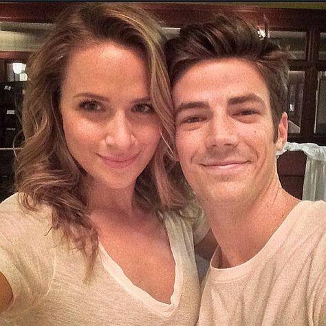 Shantel VanSanten & Grant Gustin Patty Spivot, Shantel Vansanten, The Flash Grant Gustin, Reverse Flash, Flash Tv Series, Danielle Panabaker, Supergirl Dc, Flash Arrow, Fastest Man