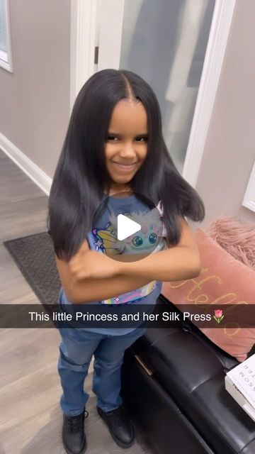 Michelle | All things Hair on Instagram: "Putting the Silk in Silk Press!💕👌🏽 Chicago appointments available/April. Book today! 😘" Appointments Available, Silk Press, April 15, Little Princess, Lotus, Chicago, Silk, Books, Hair