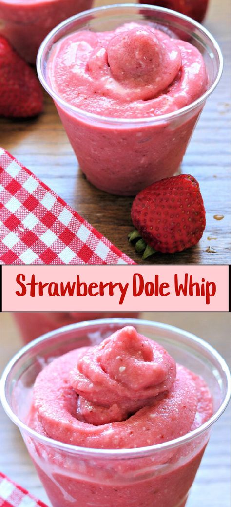 Diy Dole Whip At Home, Healthy Desserts Cool Whip, Watermelon Dole Whip Recipe, Creami Dole Whip Recipe, Ninja Creami Healthy Recipes For Kids, Recipes Using Frozen Strawberries Desserts, Raspberry Dole Whip Recipe, Strawberry And Cool Whip Recipes, Cherry Dole Whip Recipe