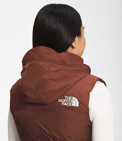 Women’s 1996 Retro Nuptse Vest | The North Face 1996 Nuptse Jacket, Nuptse Vest, Nuptse Jacket, Ripstop Fabric, In The Mountains, Womens Vest, Water Repellent, Icon Design, North Face