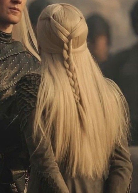 Wig Reference, Targaryen Hair, Elf Hair, Medieval Hairstyles, Peinados Hair Styles, Long Hair Updo, Hair Stylies, Work Hairstyles, Hair Stylist Life