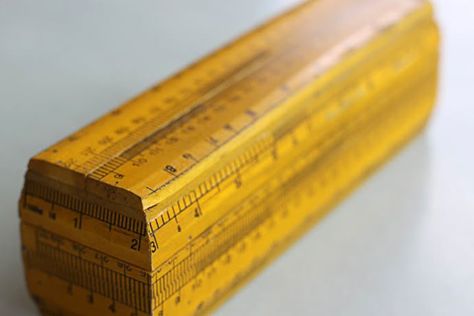 Ruler Art, Ruler Crafts, Happy Crafts, Lifestyle Blog Design, Yard Sticks, Handmade Charlotte, Stick Art, Tape Measures, Design Mom