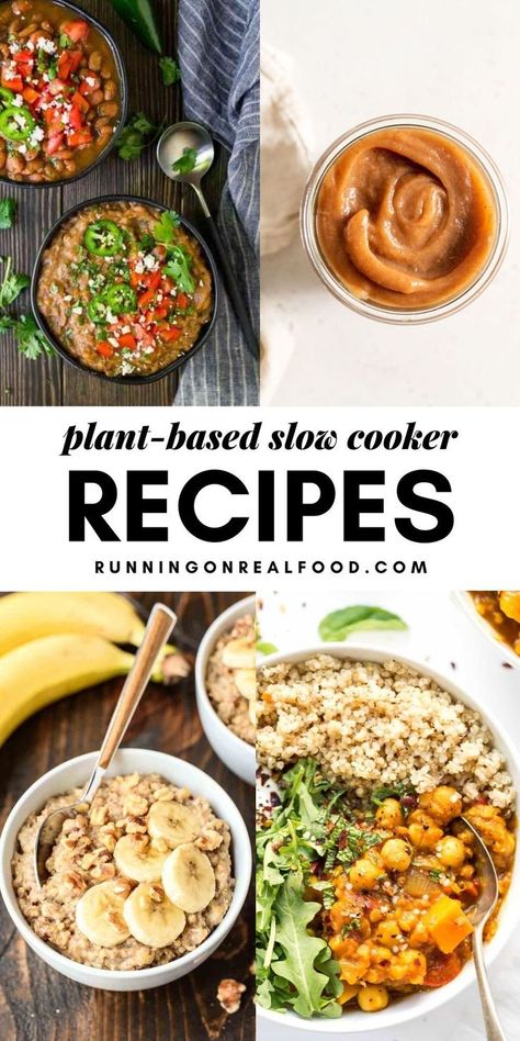 This collection of the best plant-based slow cooker recipes will have you using your crockpot for healthy meals all season long. Plant Based Slow Cooker Recipes, Plant Based Slow Cooker, Slow Cooker Cauliflower Soup, Cooking Green Lentils, Vegan Slow Cooker Recipes, Vegan Crockpot Recipes, Vegan Crockpot, Vegan Slow Cooker, Perfect Healthy Breakfast