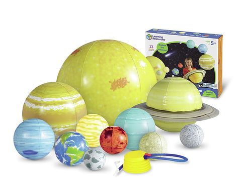 Amazon.com: Learning Resources Giant Inflatable Solar System, 12 Pieces, 8 Planets, Grades K+/Ages 5+: Gateway Quince Stuff, Tata Surya, 8 Planets, Solar System Model, Outer Space Party, Planets And Moons, Solar System Planets, Kid Rooms, Interactive Display