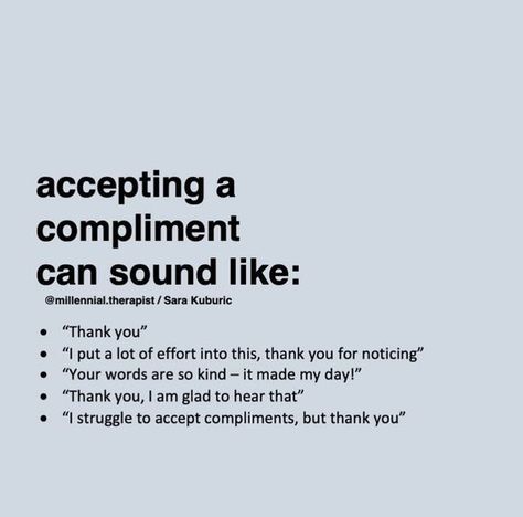 accepting a compliment can sound like How To Communicate Better, Relationship Lessons, Relationship Psychology, Dinner Dates, Getting To Know Someone, Healthy Relationship Tips, Writing Therapy, Emotional Awareness, Healthy Relationship Advice