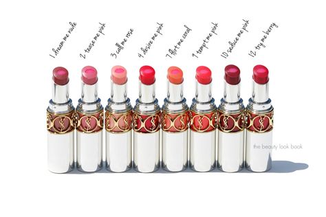 Ysl Lip Balm, Ysl Lipstick Balm Swatches, Ysl Lipstick Colors, Ysl Lipstick Rouge Volupte, Chanel Rouge Coco Shine, Ysl Cosmetics, Ysl Lipstick & Lip Gloss, Ysl Rouge Volupte Shine, Ysl Lip