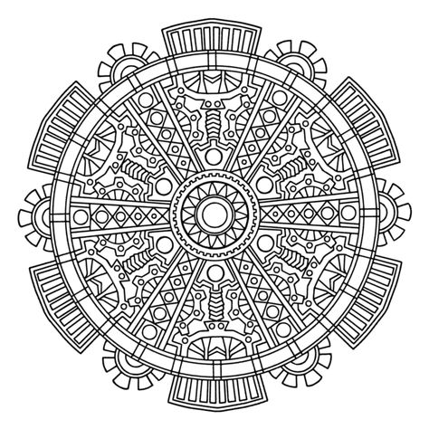 Steampunk Coloring Pages, Celtic Coloring, Steampunk Coloring, Mandala Colouring, Coloring Mandalas, Printable Adult Coloring Pages, Adult Colouring, Sling Bags, Mandala Coloring Pages