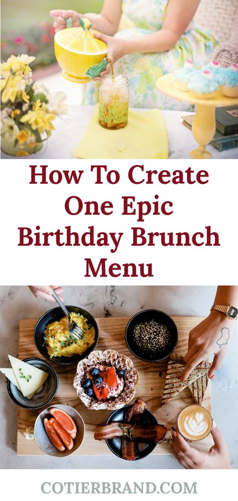 When it comes to creating your very own birthday brunch menu, there's a lot to consider. Buffet or three-course meal? Hmmm, let's take a look. birthday brunch decor | birthday brunch decorations | diy brunch party | birthday brunch ideas | brunch party decor Diy Brunch Party, Birthday Brunch Decor, Birthday Brunch Decorations, Brunch Party Decor, Birthday Brunch Ideas, Brunch Champagne, Healthy Recipes For Family, Brunch Party Ideas, Diy Brunch