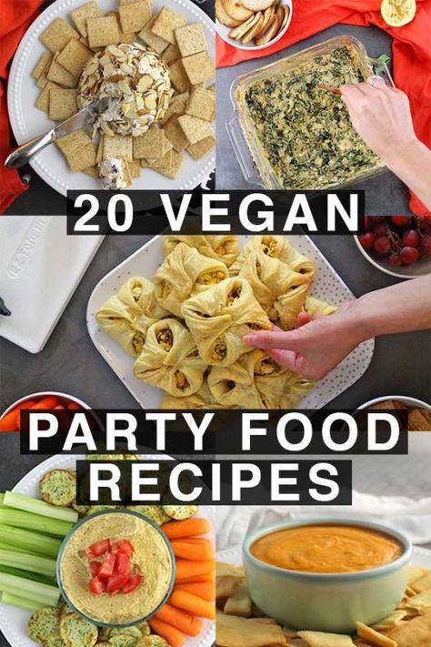 Resep Vegan, Vegan Finger Foods, Party Food Recipes, Vegan Party Food, Vegan Party, Fingerfood Party, Healthy Vegan Snacks, Vegan Holidays, Party Appetizers