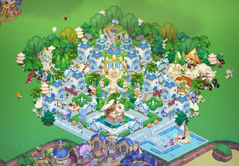 Huge inspo for a kingdom themed around the Creme republic #cookierun #cookierunkingdom #crk #cookierunlayout #inspo #design #layout Cookie Run Kingdom Layout Azure, Cookierun Kingdom Design, Republic Azure Crk Layout, Creme Republic Cookie Run, Crk Kingdom Layout Ideas Vanilla, Crk Kingdom Designs, Crk Toppings Guide 2023, Crk Kingdom Layout Ideas Aesthetic, Crk Kingdom Layout Ideas Pure Vanilla