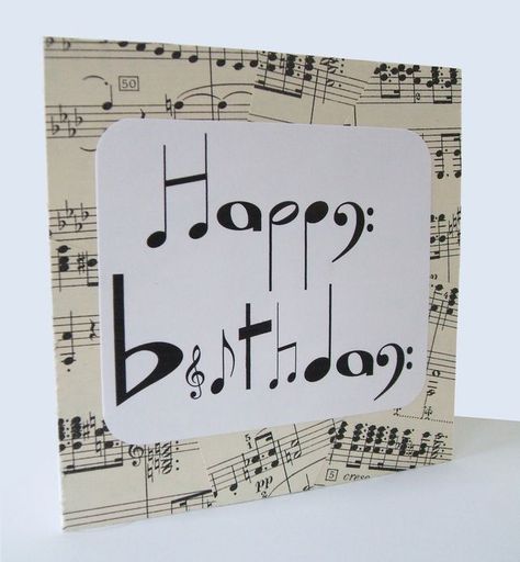 Bolo Musical, Musical Birthday Cards, Musical Cards, Music Nerd, Music Crafts, Bday Cards, Music Birthday, Musical Notes, Music Themed