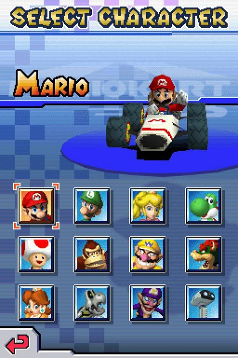 Nintendo Ds Graphics, Mario Kart Ds Aesthetic, Mario Kart 8 Wallpaper, N64 Aesthetic, Sonic Nintendo, Nintendo Nostalgia, Mario Kart Characters, Mario Kart Ds, Old Nintendo