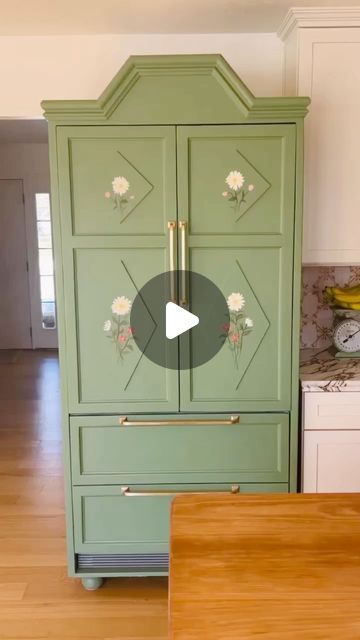 Brittany Jepsen — The House That Lars Built on Instagram: "When our guests can’t find the fridge 😜. Talking all about how we turned a panel ready fridge into a cabinet on Lars today including a tutorial from Handy Nanny Pat as seen on In With the Old on Magnolia network. @myprovohome  #inwiththeold #thehousethatlarsbought #beforeandafter #homerenovation" Fridge Built In Cabinet Diy, Built In Fridge Diy, Diy Built In Fridge Panel, Panel Ready Fridge, Brittany Jepsen, In With The Old, Magnolia Network, Built In Cabinet, Diy Cabinets