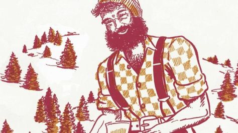 paul bunyan, was he based on a real lumberjack? Babe The Blue Ox, Bangor Maine, Paul Bunyan, French Canadian, Tall Tales, Homeschool History, American Icons, Bangor, Red River