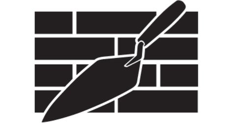 Logo, Bricklayer Trowel by Rabbidgoose.deviantart.com on @DeviantArt Bricklayer Tattoo, Trowel Tattoo, Downspout Ideas, Instant Pot Beef Stew Recipe, Tattoo Pics, Masonry Work, Raven Tattoo, Small Bedroom Decor, Logo Ideas