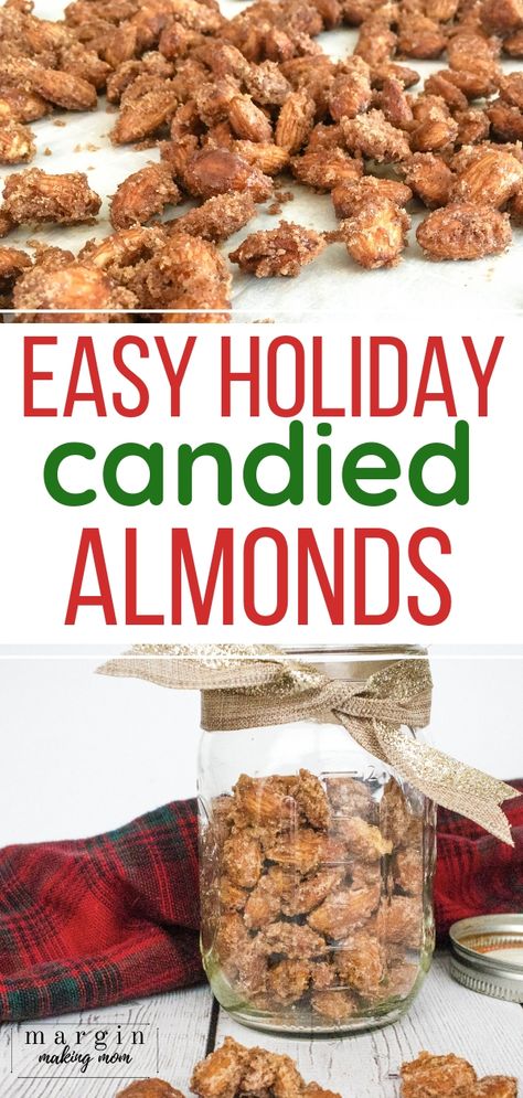 Cinnamon Sugar Almonds, Candy Almonds Recipe, Almonds Recipe, Best Christmas Desserts, Cinnamon Candy, Candied Almonds, Cinnamon Almonds, Nut Recipes, Candied Nuts