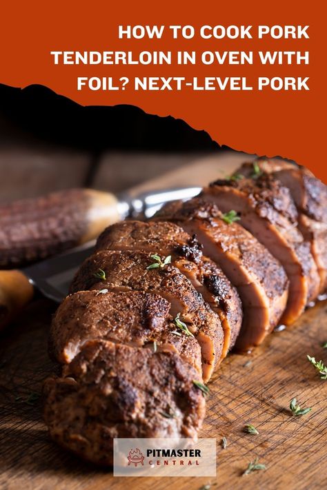 Learn the secrets to cooking juicy and flavorful pork tenderloin in the oven with foil! This next-level pork recipe will have you coming back for seconds. Say goodbye to dry pork forever and hello to deliciousness. Pork Tenderloin In The Oven, Pork Tenderloin Recipes In Oven, Pork Loin Oven, Oven Roasted Pork Tenderloin, Pork Loin Recipes Oven, Pork Tenderloin Oven, Baked Pork Tenderloin, Pork Wraps, Cooking Pork Tenderloin