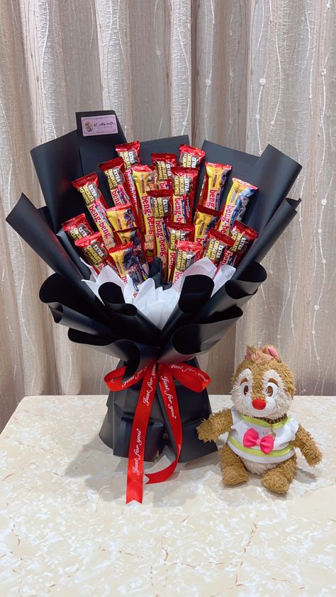 Bucket Beng Beng, Bucket Diy, Bouquet Gift, Chocolate Bouquet, Chocolate Caramels, Chocolate Caramel, Caramel, Gifts