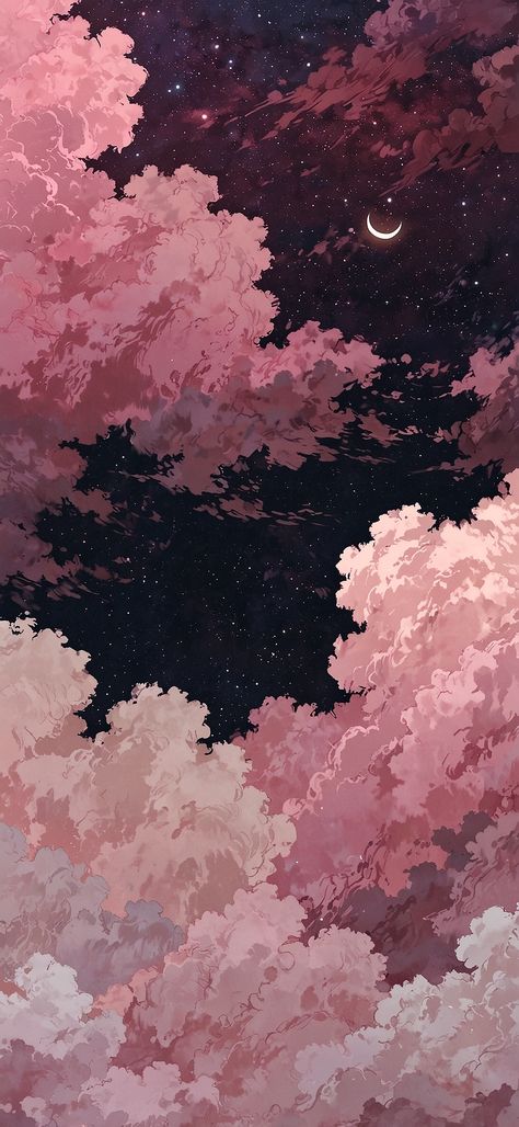 Abyss Aesthetic, Fall Wallpaper Iphone Backgrounds, Ethereal Background, Fall Wallpaper Iphone, Dreamy Artwork, Iphone Wallpaper Fall, Cute Black Wallpaper, Sailor Moon Wallpaper, Scenery Pictures