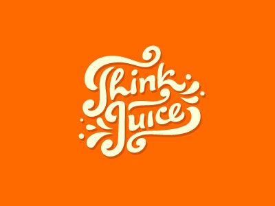 Think_juice Juice Logo, 3d Book, Logo Design Examples, Juice Branding, Drinks Logo, Typographic Logo, Logo Design Typography, Creative Typography, Book Book