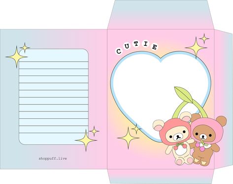 Kpop Envelope Template, Toploader Envelope Template, Photocard Envelope Template, Note Template Cute, Photocard Envelope, My Melody Envelope Template, Cute Envelope Template, Sanrio Envelope, Sanrio Card Holder Template