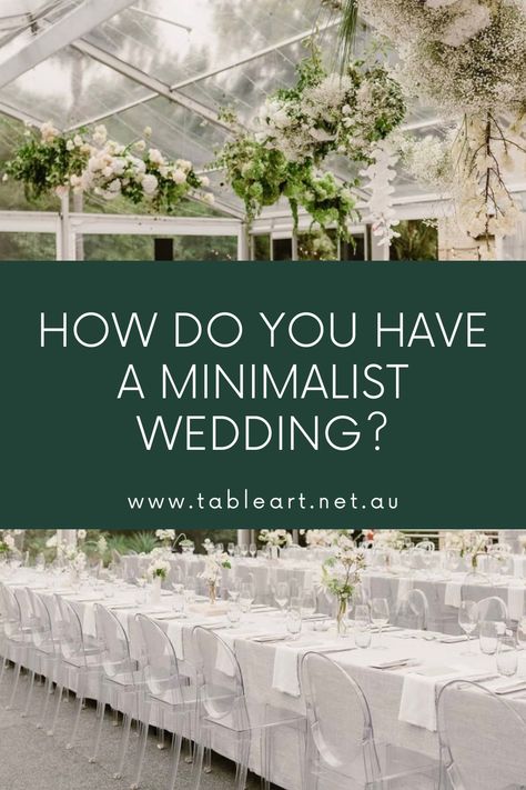 Minimal Wedding Planning, Simple Wedding Style Receptions, Minimalist Boho Wedding Decor, Minimalist Wedding Set Up, Modern Minimalist Wedding Theme, Minimal Wedding Reception Decor, Minimalist Wedding Decor Receptions, Modern Wedding Reception Decor, Minimalist Wedding Aesthetic