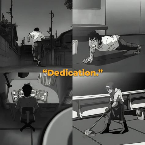 Are you dedicated towards your goals? . . @ishhetic @ishhetic @ishhetic . . . #motivation #stayfocused #successmindset #animemotivation #gymmotivation #boxingmotivation #hajimenoippo #fyp #post Anime Fitness Motivation, Hajime No Ippo Motivation, Ippo Quotes, Workout Motivate, Manga Motivation, Training Aesthetic, Villain Arc, School Motivation Quotes, Anime Motivation