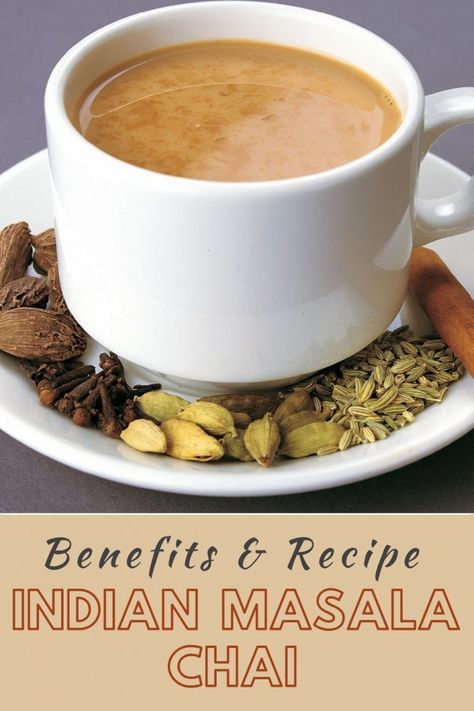 Perhaps the most important and popular Indian drink is the Masala Chai or Indian Spice Tea. But is it different to the commercial Chai tea latte and what are the benefits of drinking Masala Chai? #indianspicetea #chaitearecipe #howtomakemasalachai Chai Tea Benefits, Easy Indian Food Recipes, Indian Food At Home, Easy Indian Food, Masala Chai Recipe, Cooking Indian Food, Poori Recipe, Healthy Spices, Golden Milk Recipe