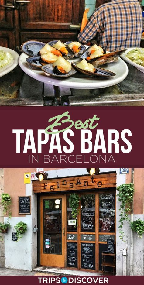 Barcelona is a hotspot for the tapas scene, where you can enjoy small sharing plates in anything from sophisticated culinary… Madrid Tapas, Barcelona Tapas, Best Tapas, Barcelona Spain Travel, Barcelona Food, Tapas Restaurant, Spain Food, Spain Travel Guide, Tapas Bar