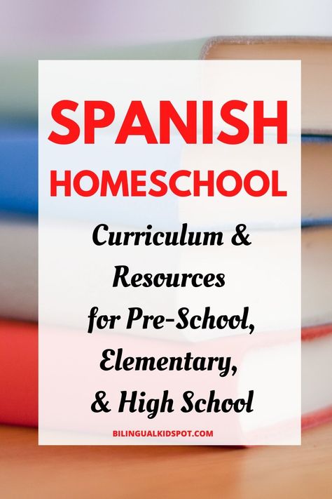 Homeschool Spanish Curriculum, Spanish Homeschool, Spanish Reading Activities, Learning Spanish For Kids, Spanish Curriculum, Homeschool Spanish, Spanish Lesson Plans, Online Homeschool, High School Spanish