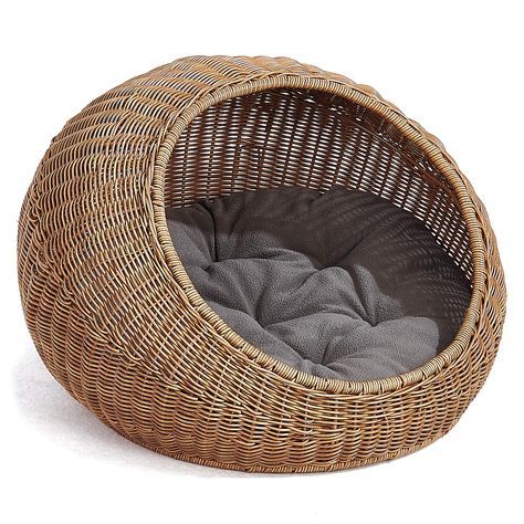 Wicker Cat Bed, Wicker Bed, Cat Hideaway, Modern Cat Bed, Cat Wash, Cat Lounge, Cat Basket, Cat Houses, Cat Stands