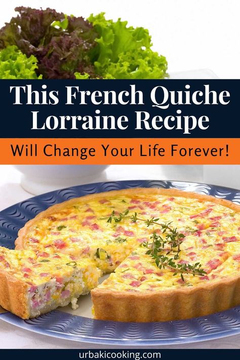 Quiche Lorraine is a classic French dish that originated in the region of Lorraine. It is a savory tart made with a buttery crust filled with a mixture of eggs, cream, bacon, and cheese. The dish is typically served warm and can be enjoyed as a main course or as a light meal. The history of Quiche Lorraine dates back to the 16th century in the region of Lorraine in northeastern France. The dish was originally known as "kougelhof" and was a sweet dessert made with a yeast dough that was... Light Quiche Recipes, Quiche Lorraine Recipe Easy, Classic Quiche Lorraine Recipe, Quiche Lorraine Recipes Easy, Quiche Lorraine Recipes, Best Quiche Lorraine Recipe, French Quiche Lorraine, French Quiche, Quiche Recipes Healthy