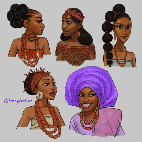 Nubian Women, Study Art, African Girl, Black Characters, Black Artwork, Black Cartoon, Black Art Pictures, Afro Art, Sketch Drawing