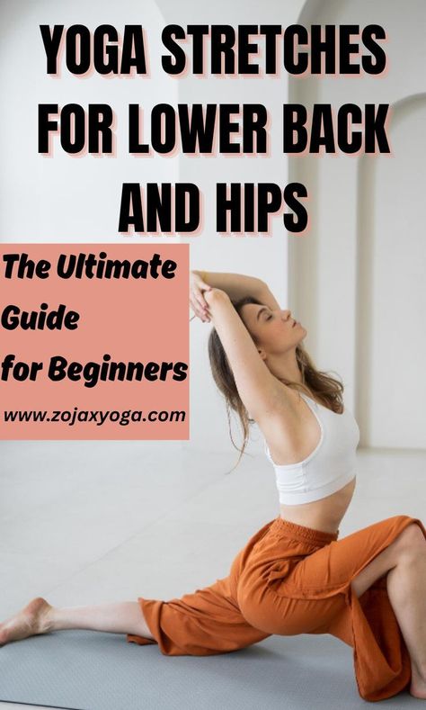 Relieve hip pain and improve flexibility with yoga for hips and lower back stretches. Explore effective yoga stretches for the lower back and hips, including hip openers to increase mobility and reduce tension. Sitting Yoga Poses, Stretches For Legs, Yoga Beginner, Stretches For Lower Back, Yoga Challenge Poses, Hip Opening Yoga, Hip Flexibility, Hip Flexor Stretch, Yoga For Balance