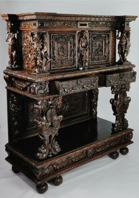 Famous Furniture, Baroque Furniture, Classical Furniture, Dark Woods, Carved Furniture, Victorian Furniture, Display Cabinets, Antique Cabinets, Fitted Furniture