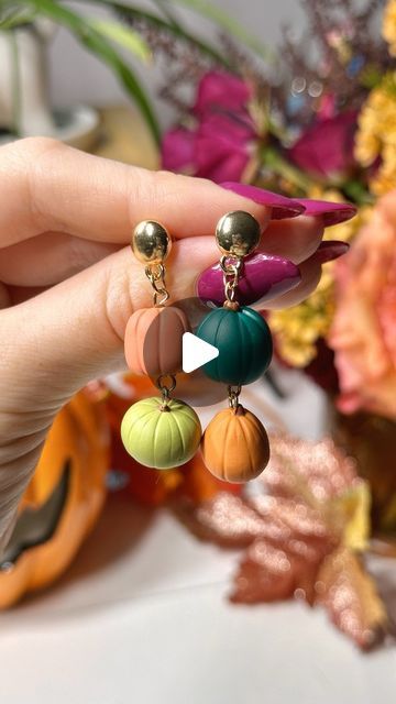 Michaels Stores on Instagram: "Carve out some time this weekend & make these adorable pumpkin earrings😍🎃 

@megzdesignz #makeitwithmichaels #michaelsstores #polymerclay #polymerclayearrings #diyearrings" Pumpkin Earrings, Michael Store, Some Times, Diy Earrings, Polymer Clay Earrings, This Weekend, Polymer Clay, Carving, On Instagram