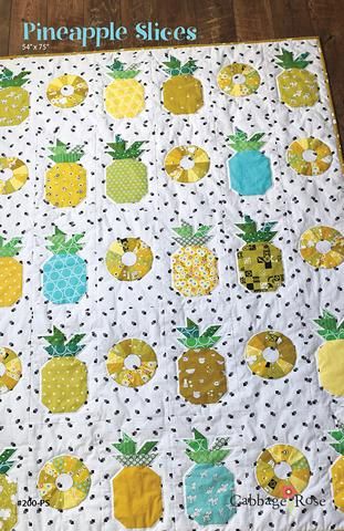 Pineapple Quilt Pattern, Throw Quilt Pattern, Block Quilt Ideas, Pineapple Quilt Block, Fox Quilt, Pineapple Quilt, Sewing Quilts, Fusible Applique, Quilt Pattern Download