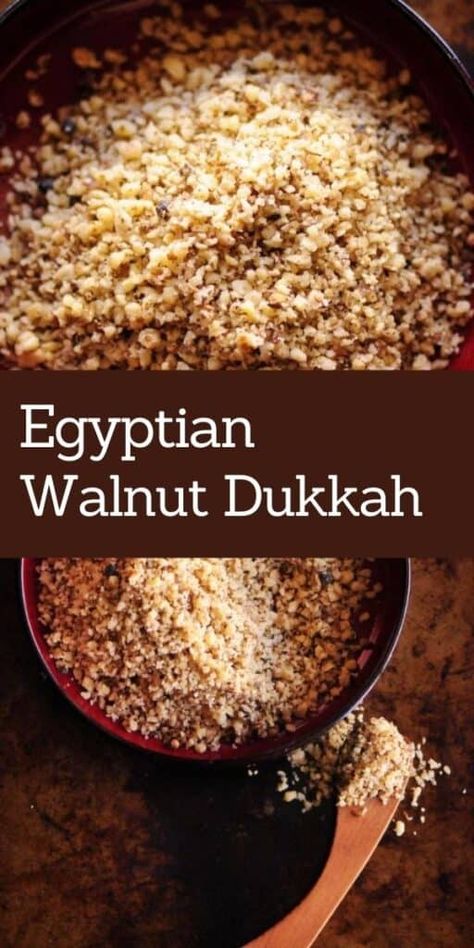 Dukkah Recipe, Gluten Free Vegetarian Recipes, Roasted Walnuts, Condiment Recipes, Culinary Travel, Cumin Seeds, Global Cuisine, American Recipes, Spice Mix