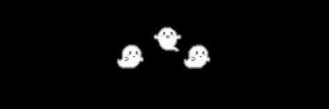 black and white ghost discord banner / twt header Ghost Discord Banner, Dark Headers Aesthetic, Black Banner Discord, Pretty Phone Backgrounds, Dark Kawaii, Twt Header, Cute Twitter Headers, Halloween Wallpaper Cute, Black Banner