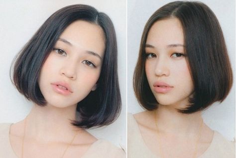 model KIKO MIZUHARA + bob Kiko Mizuhara Short Hair, Kiko Mizuhara Bob, Kiko Mizuhara Hair, Mizuhara Kiko, Kiko Mizuhara, Black Stones, Korean Hairstyle, Bob Cut, Pretty Hairstyles