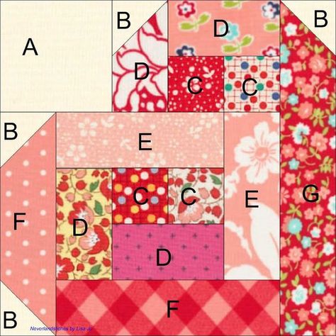 Character Quilt Ideas, Log Cabin Hearts Quilt Pattern, Checkerboard Quilt Block, Quilted Door Hangers Free Pattern, Log Cabin Heart Quilt Block Free Pattern, Wedding Quilts Ideas Simple, X And O Quilt Pattern, Small Patchwork Projects, Anniversary Quilt Ideas